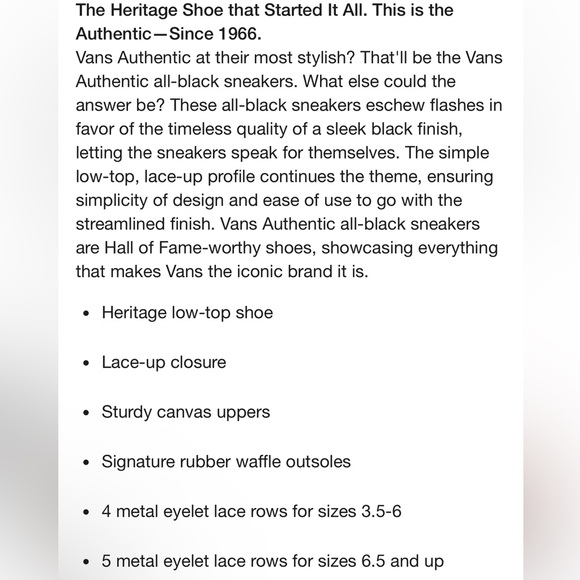 Vans Heritage all black sneaker size W9/M7.5 - Picture 10 of 12